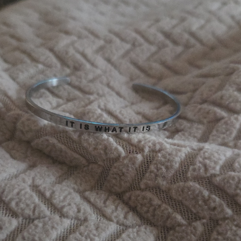 Silver It Is What It Is Bracelet